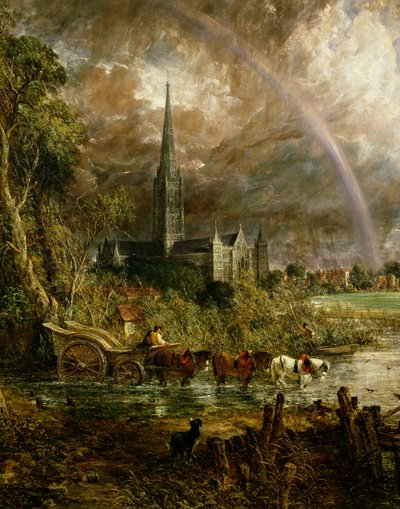 Catedral de Salisbury desde los prados (detalle) de John Constable